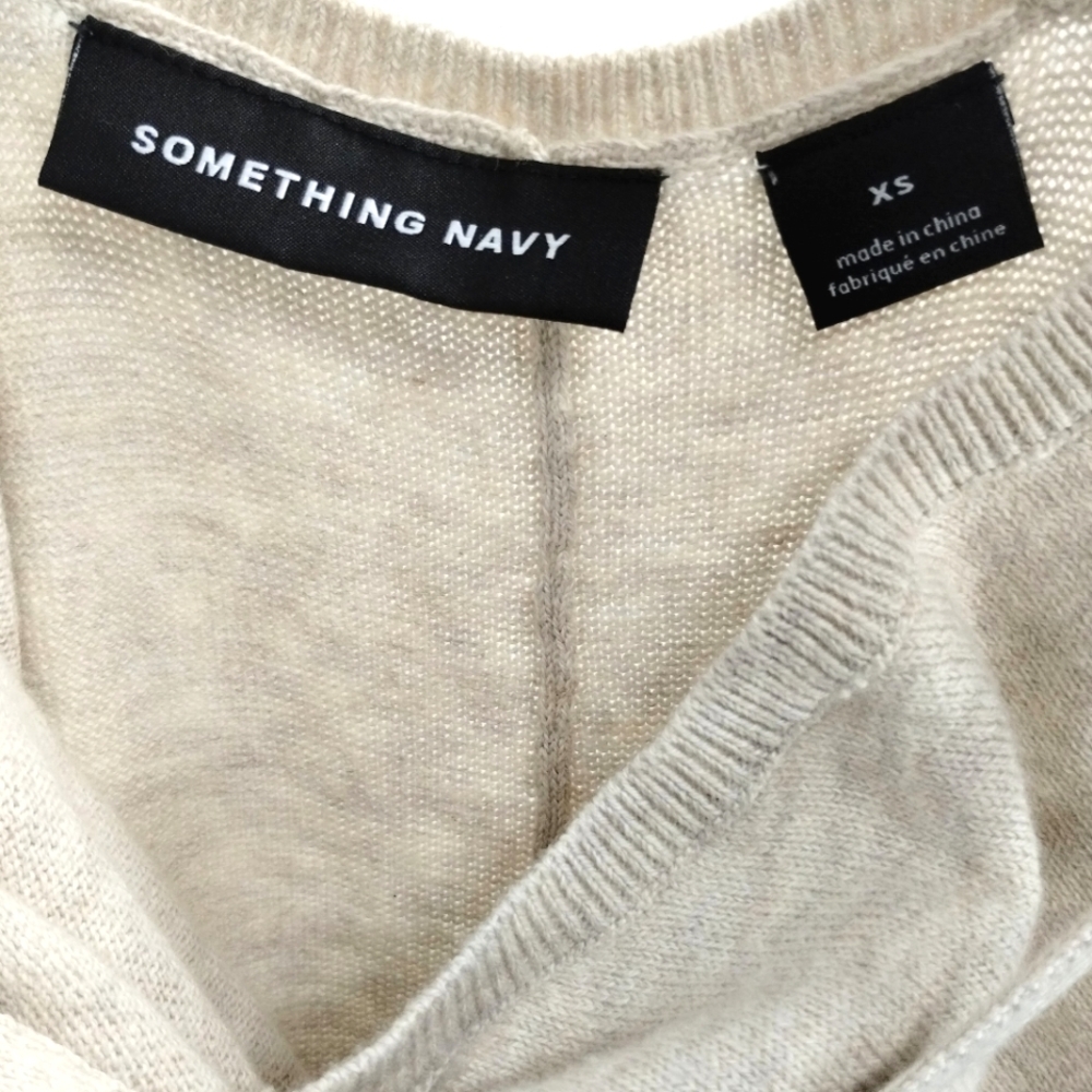 Something Navy Cotton‎ Jumpsuit Oatmeal - Picture 5 of 16